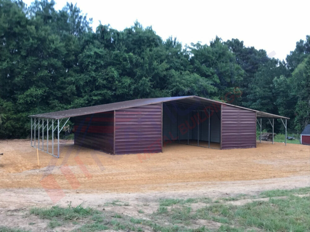 custom designed metal barn
