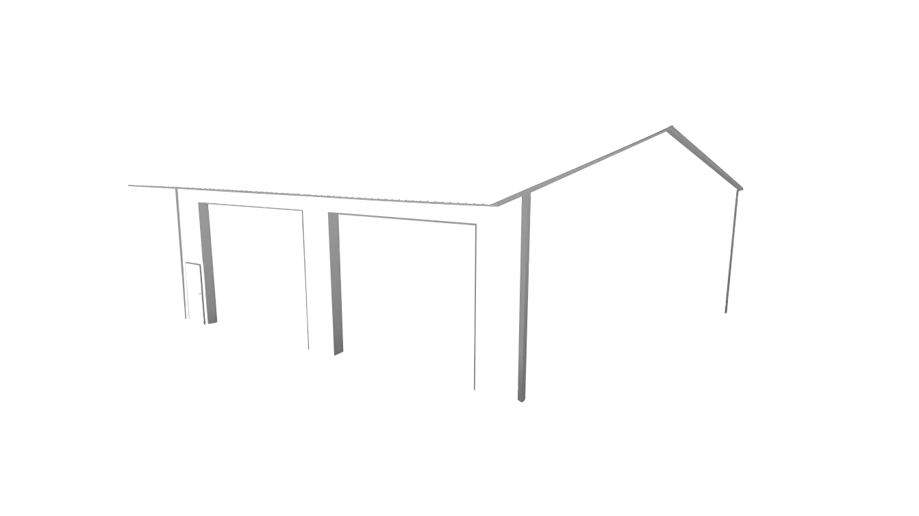 galvalume-pewter_gray_trim_garages